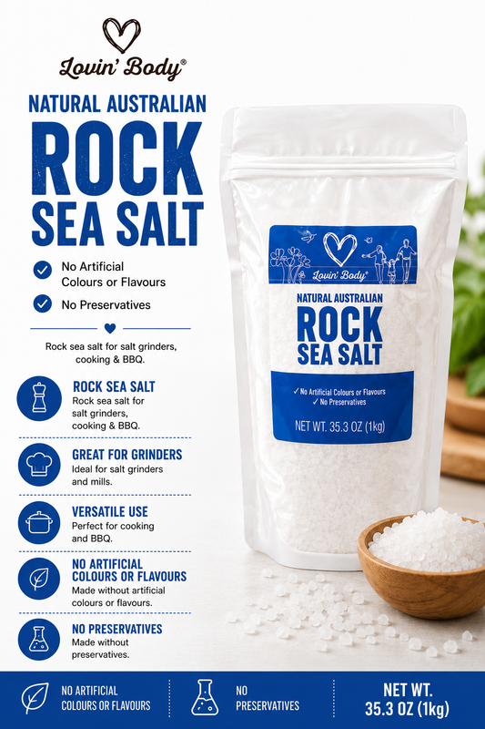 Lovin' Body Australian Rock Sea Salt – 1 kg