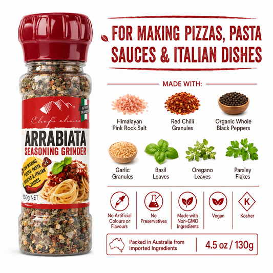 Chef's Choice Arrabiata Seasoning Grinder – 130 g