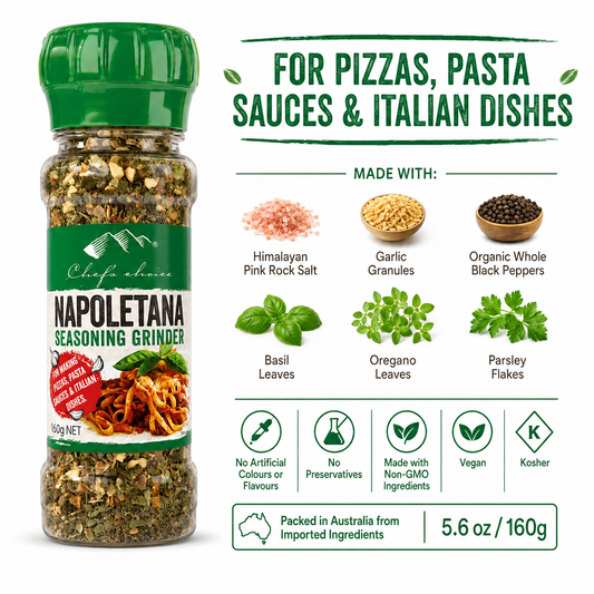 Chef's Choice Napoletana Seasoning Grinder – 160 g