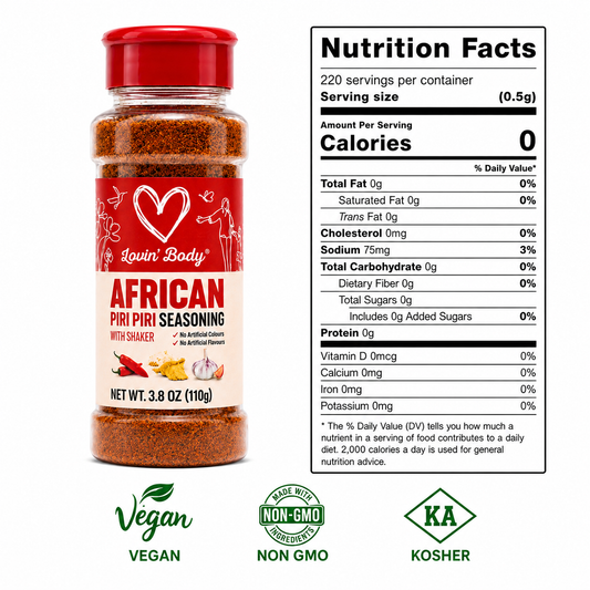 Lovin' Body African Piri Piri Seasoning – 110 g