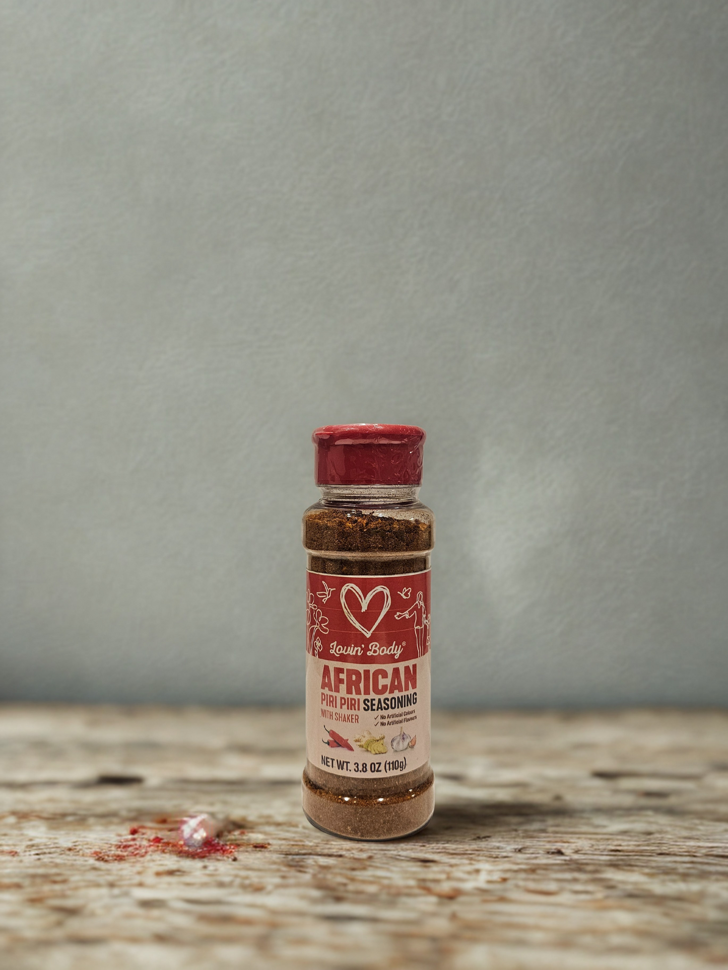 Lovin' Body African Piri Piri Seasoning with Shaker 110 gr