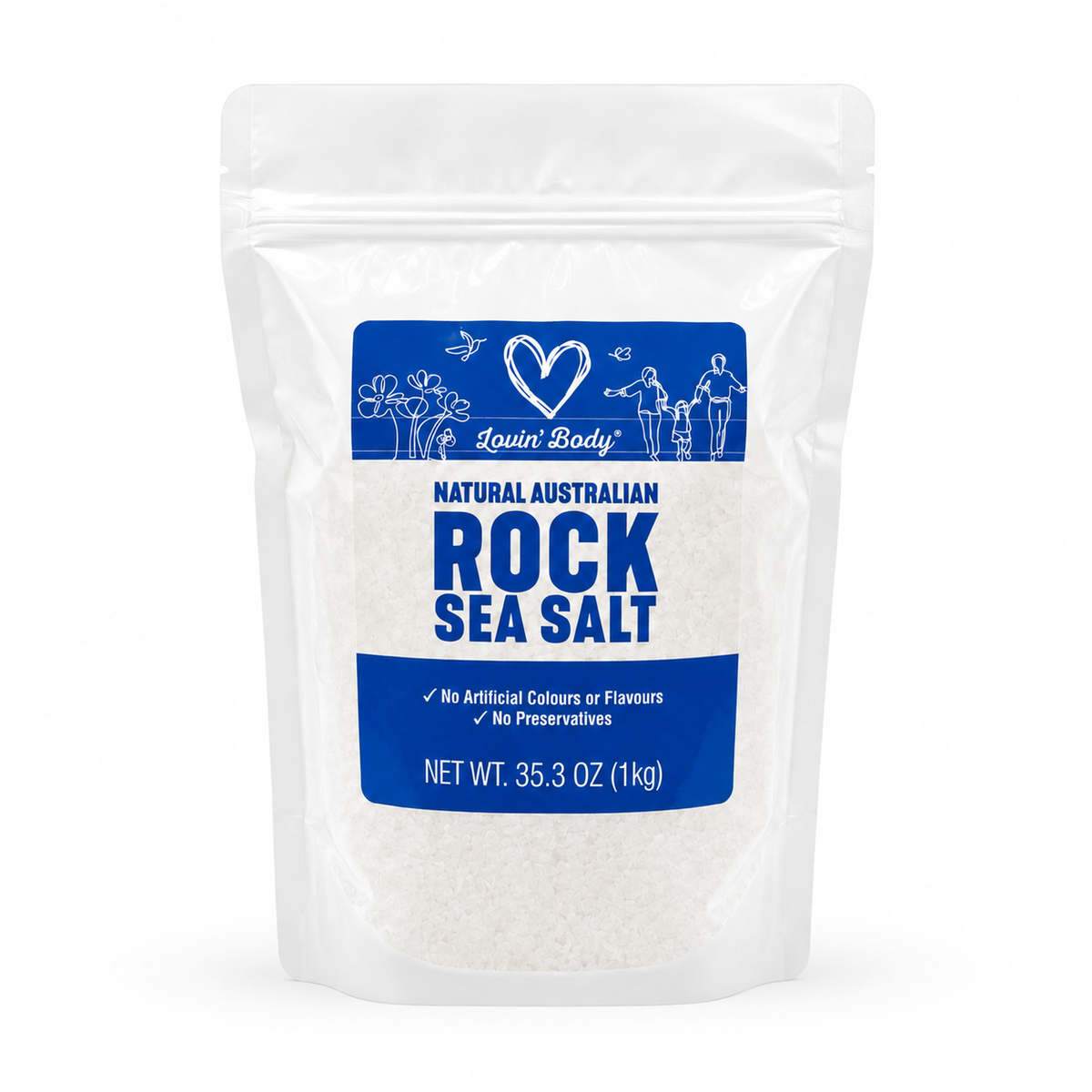 Lovin' Body Australian Rock Sea Salt – 1 kg