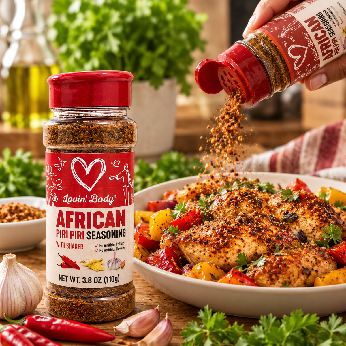 Lovin' Body African Piri Piri Seasoning – 110 g