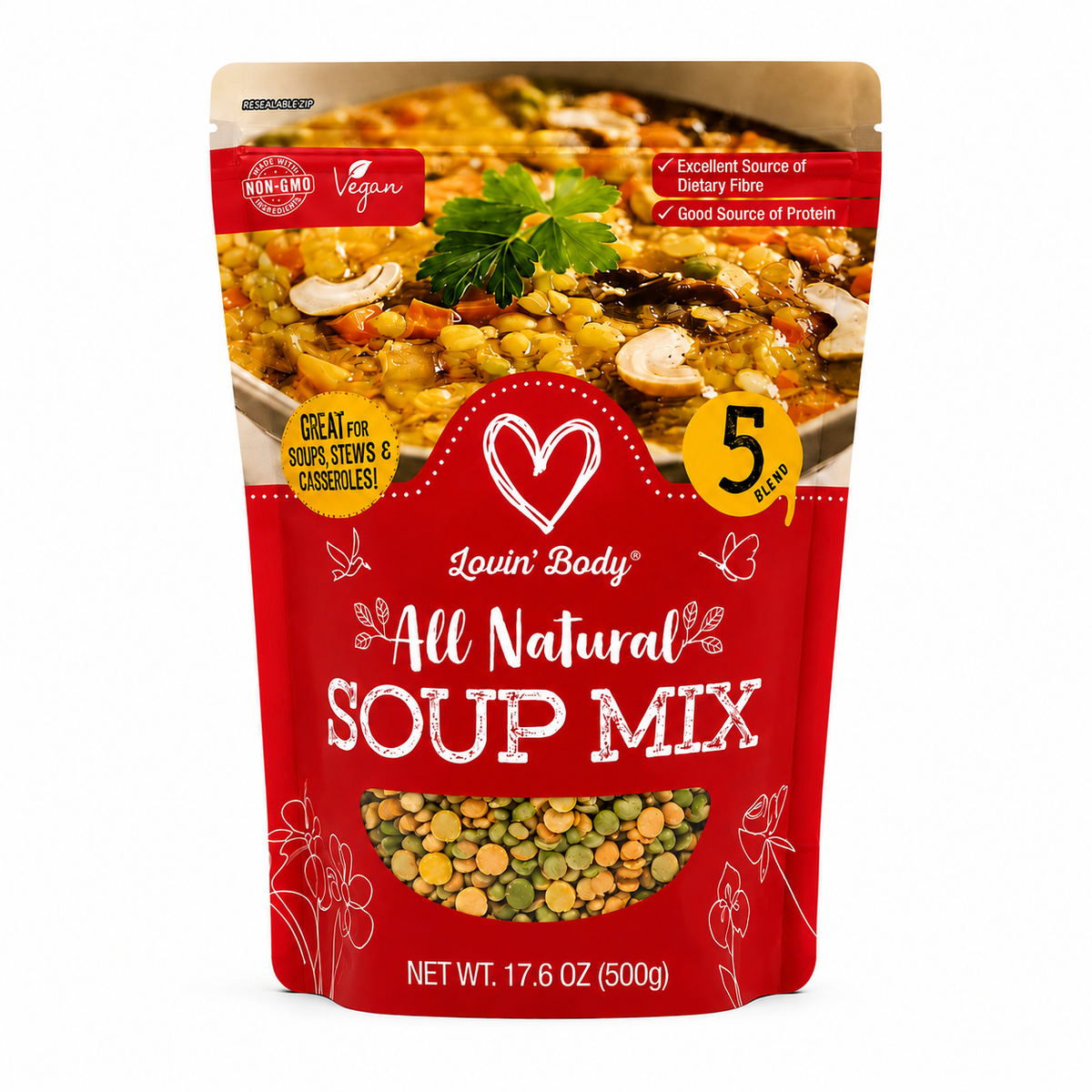 Lovin' Body Five Blend Soup Mix – 500 g