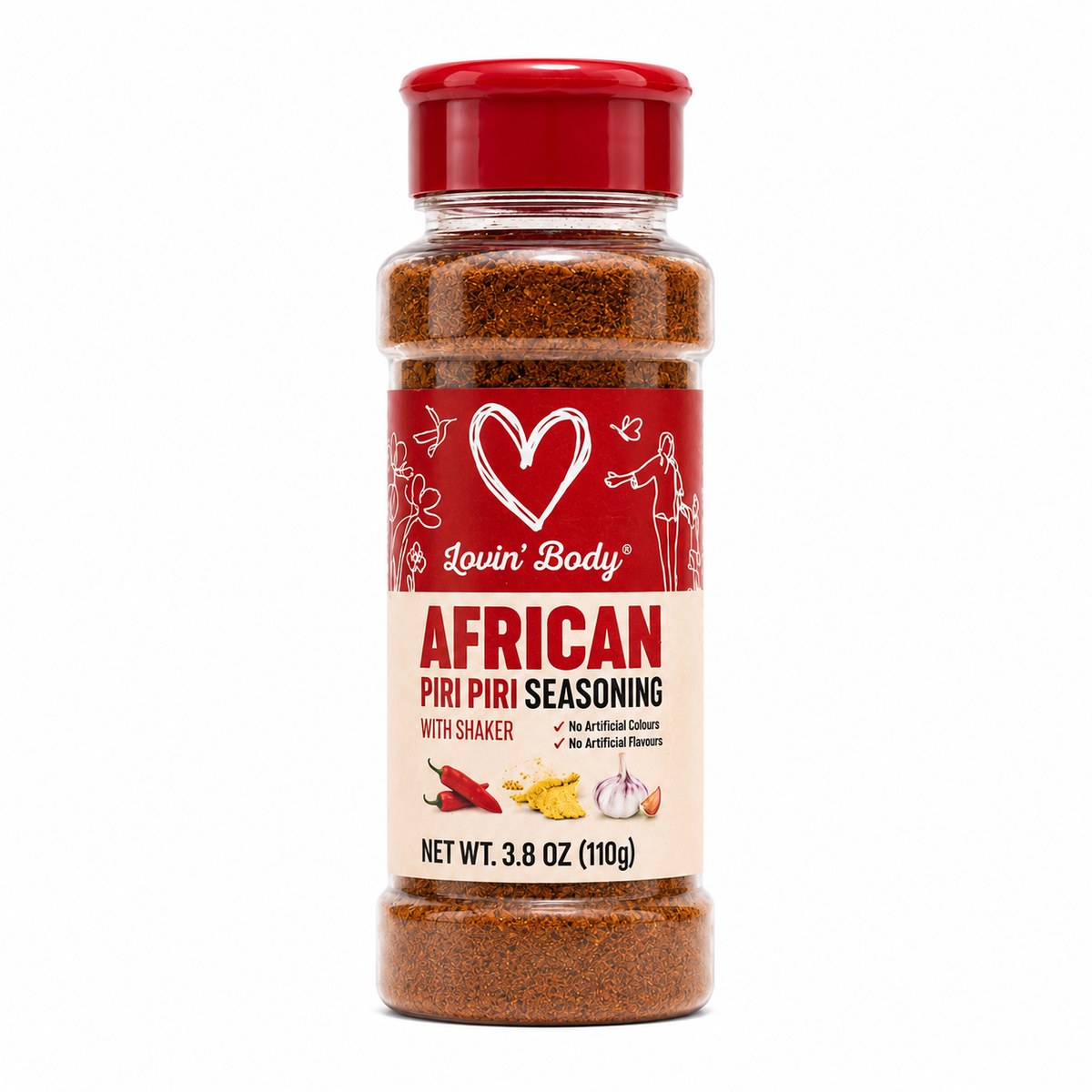 Lovin' Body African Piri Piri Seasoning – 110 g
