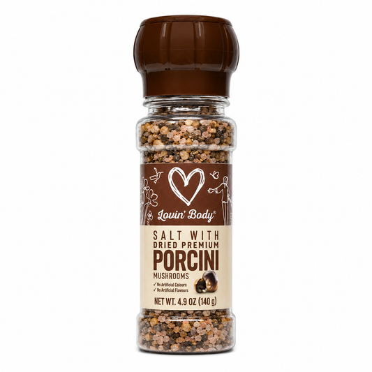 Lovin' Body Porcini Mushroom Salt – Grinder, 140 g