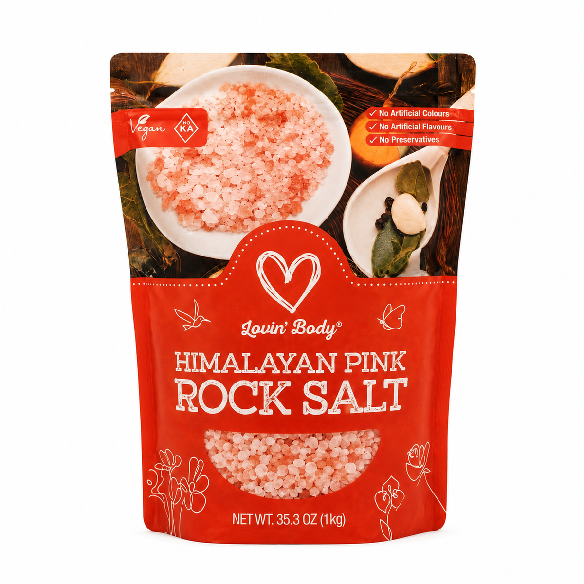 Lovin' Body Himalayan Pink Rock Salt – 1 kg